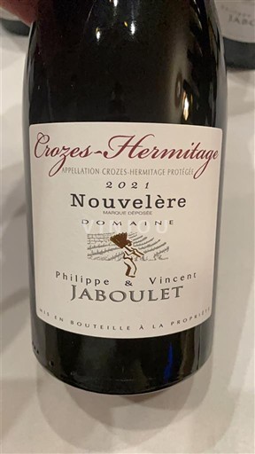 Rhône-dalen Crozes-Hermitage Philippe & Vincent Jaboulet Nouvelère 2021