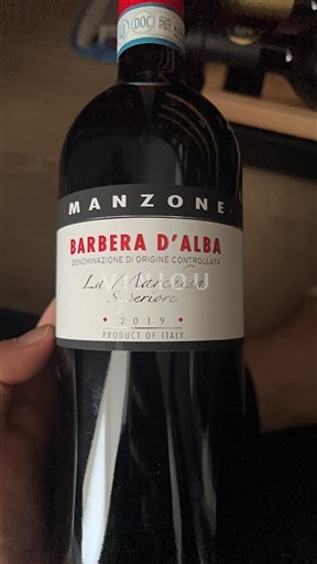 Piemonte Barbera d'Alba Manzone La Marchesa Superiore 2019