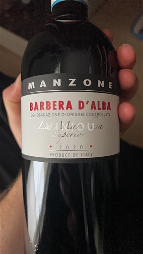 Piemonte Barbera d'Alba Manzone La Marchesa Superiore 2020