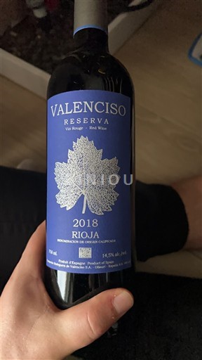 La Rioja Rioja Valenciso Reserva 2018
