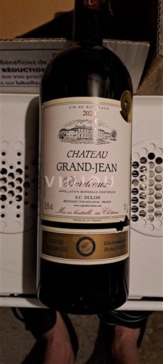 Bordeaux Château Grand-Jean réservée 2020