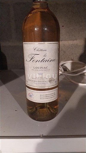 Bordeaux Loupiac Château La Fontaine 2002