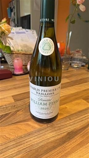 Burgundi Chablis Premier Cru Domaine William Fèvre Vaillons 2020