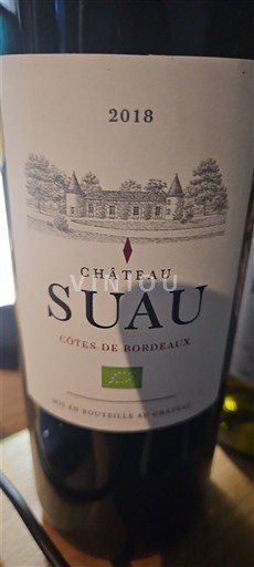 Bordeaux Bordeaux'n rinteet Château Suau 2018