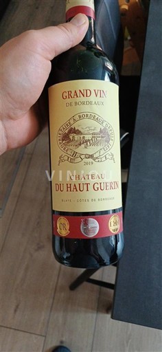 Burdeos Côtes-de-Bordeaux Château Haut Guerin 2019