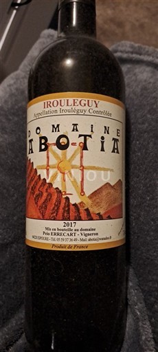 Sud-Ouest Irouléguy Domaine Abotia 2017