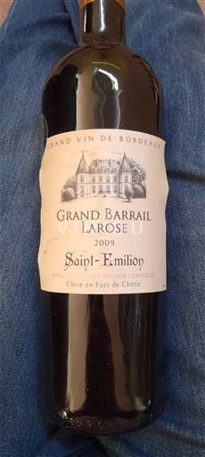 Bordeaux Saint-Émilion Grand Barrail Larose 2009