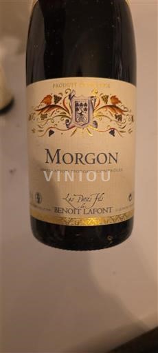 Божоле Моргон Benoit Lafont Les Petits Fils 2019