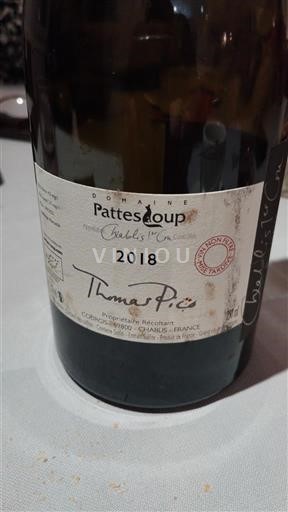 Burgundi Chablis Premier Cru Domaine Pattes Loup Butteaux 2018