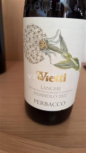 Piemonte Langhe Vietti Perbacco 2022