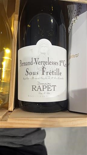 Burgundy Pernand-Vergelesses Premier Cru Domaine Rapet Sous Frétille 2018