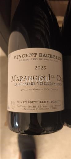 Burgundsko Maranges Premier Cru Domaine Vincent Bachelet La Fussière Vieilles Vignes 2023