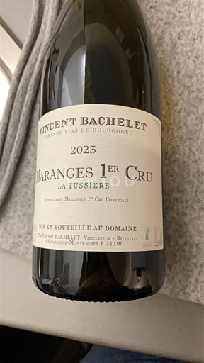 Burgundija Maranges Premier Cru Domaine Vincent Bachelet La Fussière 2023