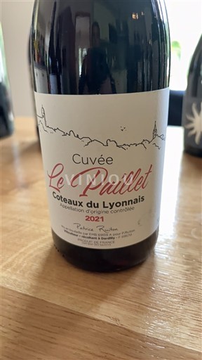 Lyonnais Coteaux du Lyonnais Patrice Routin Le Paillet 2021