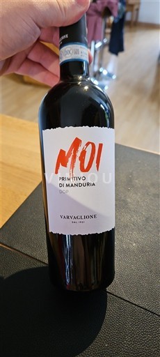 Puglia Primitivo di Manduria Varvaglione Moi Niet-geïntegreerd
