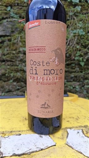 Abruzzerne Montepulciano d'Abruzzo Lunaria Coste di Moro 2019