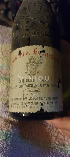 Rhône Valley Châteauneuf-du-Pape Château Beaucastel 1978