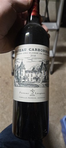 Bordeaux Pessac-Léognan Grand Cru Classé de Graves Château Carbonnieux 2018