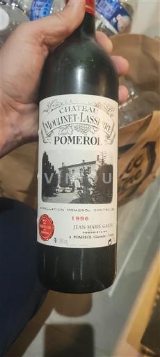 Bordoja Pomerol Château Moulinet-Lasserre 1996