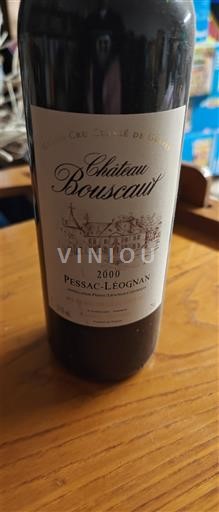 Bordeaux Pessac-Léognan Grand Cru Château Bouscaut 2000