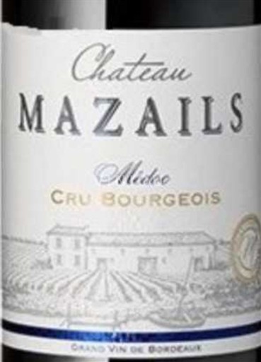 Bordeaux Médoc Château Mazails Cru Bourgeois 2021