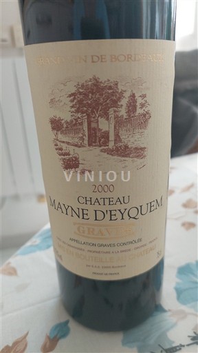 Bordeaux Graves Château Mayne Eyquem 2000