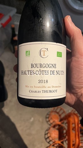 Bourgogne Hautes Côtes de nuits Charles Thurgot 2018