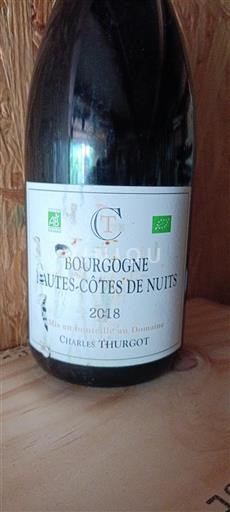 Borgoña Hautes Côtes de Nuits Charles Thurgot 2018