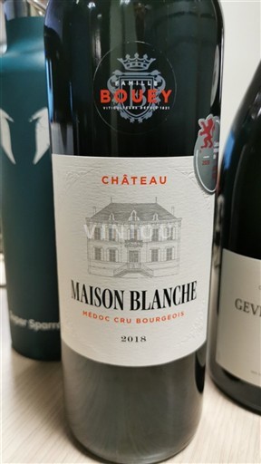 Bordeaux Médoc Cru Bourgeois Château Maison Blanche 2018