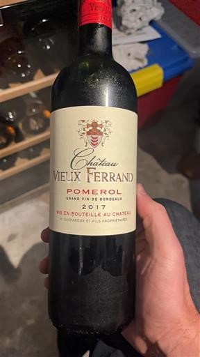 Bordéus Pomerol Château Vieux Ferrand 2017