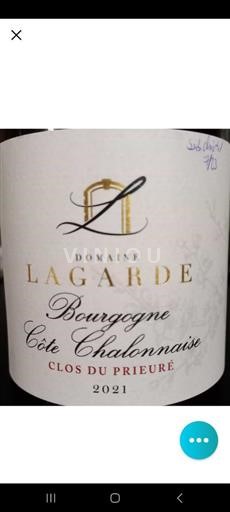 Borgogna Borgogna-Costa-Chalonnais Domaine Lagarde Clos du Prieuré 2021