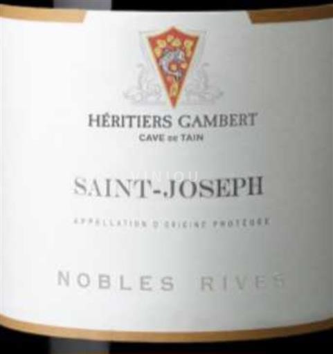 Thung lũng Rhône Saint-Joseph Héritiers Gambert - Cave de Tain Nobles Rives 2020