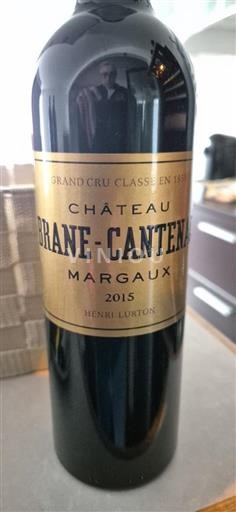 Bordeaux Margaux Grand Cru Château Brane-Cantenac 2015