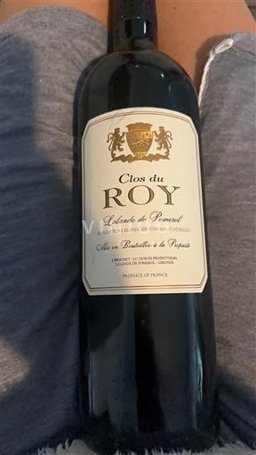 Bordeaux Lalande-de-Pomerol Clos du Roy 2012 Ei vuosikertaa