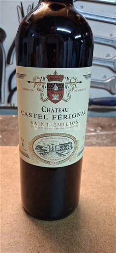 Burdeos Saint-Émilion Château Castel Férignac 2008
