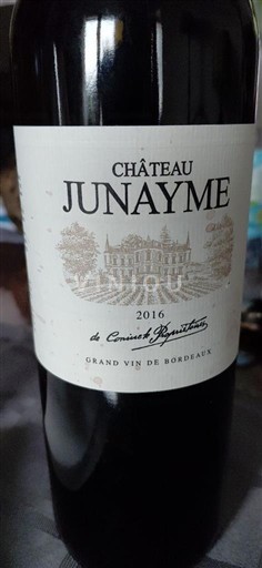 Bordeaux Montagne-Saint-Émilion Château Junayme 2016