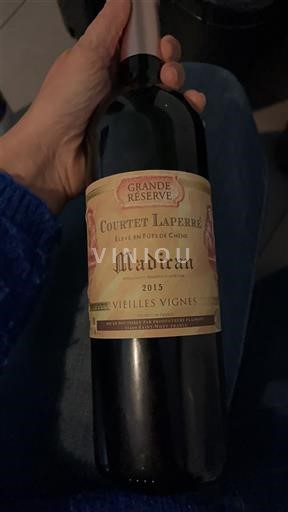 Sudoeste Madiran Courtet Laperre Grande Réserve 2015
