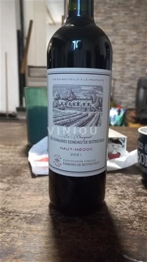 Bordeaux Haut-Médoc Domaine Les s Edmond de Rothschild Le Bouquet 2021