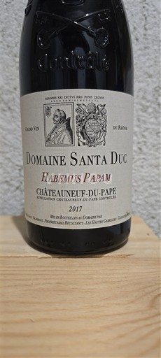 Rhônevallei Châteauneuf-du-Pape Domaine Santa Duc Habemus Papam 2017