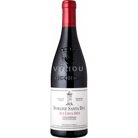 Rhônen laakso Gigondas Domaine Santa Duc Aux Lieux-Dits 2017