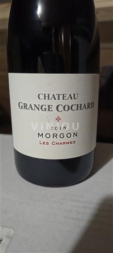 Beaujolais Morgon Château Grange Cochard Les Charmes 2018
