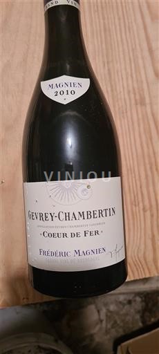 Bourgogne Gevrey-chambertin Frédéric Magnien Cœur de Fer 2010