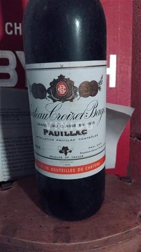 Bordeaux Pauillac Grand Cru Château Croizet-Bages 1993