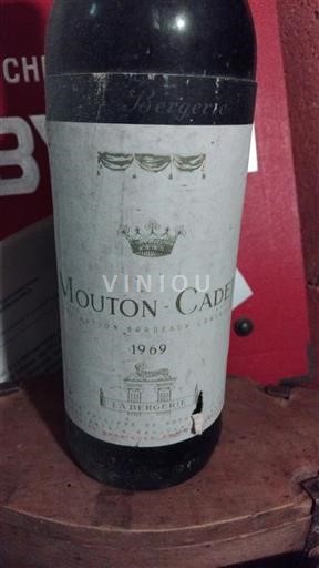 Bordeaux Baron Philippe de Rothschild La Bergerie 1969