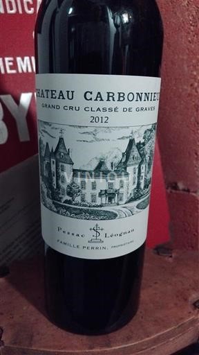 Bordeaux Pessac-Léognan Grand Cru Château Carbonnieux 2012