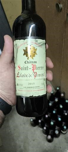 Bordeaux Lalande-de-pomerol Château Saint-Pierre 2015