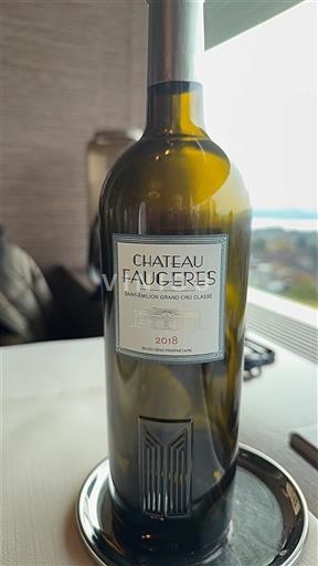 Bordeaux Saint-Émilion Grand Cru Grand Cru Classé Château Faugeres 2018