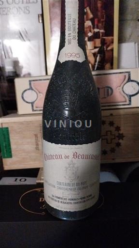 Rhône-dalen Châteauneuf-du-Pape Château de Beaucastel 1995