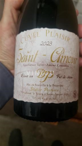 Beaujolais Saint-Amour Didier Poitevin Plaisir 2023