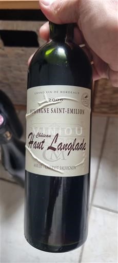 Bordeaux Montagne-saint-émilion Château Haut Langlade 2009